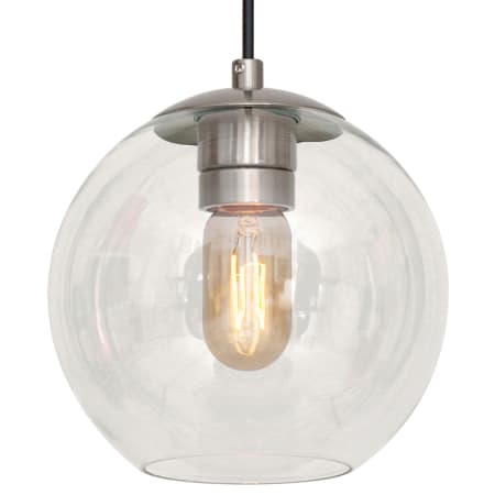 Forte Lighting Milo 8" Wide Mini Pendant Brushed Nickel
