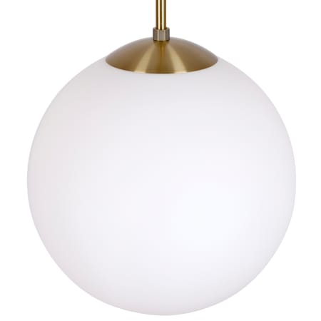 Forte Lighting Selene 12" Wide Pendant Soft Gold