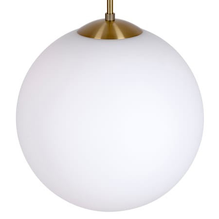Forte Lighting Selene 14" Wide Pendant Soft Gold