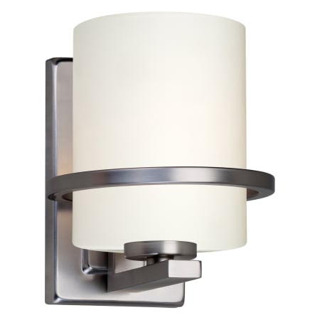 Forte Lighting Halo Wall Sconce Brushed Nickel