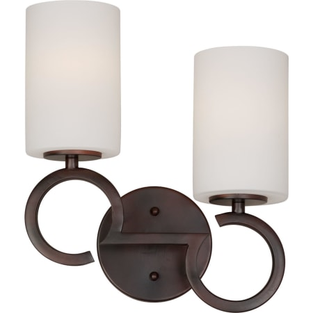 Forte Lighting 2 Light Bathroom Vanity Antique Bronze