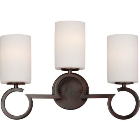 Forte Lighting 3 Light Bathroom Vanity Antique Bronze