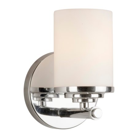 Forte Lighting Ames 5" Wide Bathroom Sconce Chrome