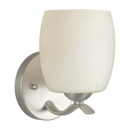 Forte Lighting Maria 5" Wide Bathroom Sconce Brushed Nickel