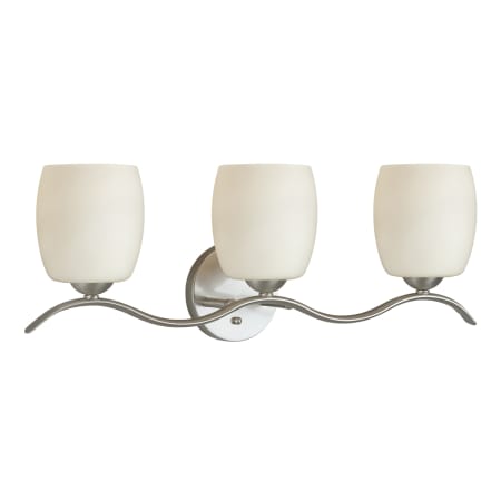 Forte Lighting Maria 3 Light 24" Wide Bathroom Vanity Light Brushed Nickel