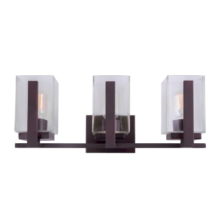 Forte Lighting Sammi 3 Light 21" Wide Bathroom Vanity Light Antique Bronze