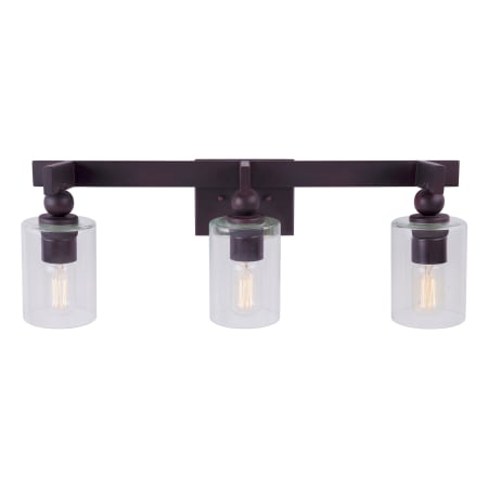 Forte Lighting Myo 3 Light 24" Wide Bathroom Vanity Light Antique Bronze