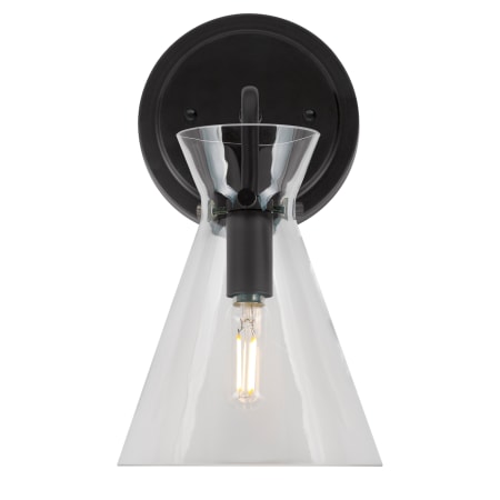 Forte Lighting Beaker Wall Sconce Black