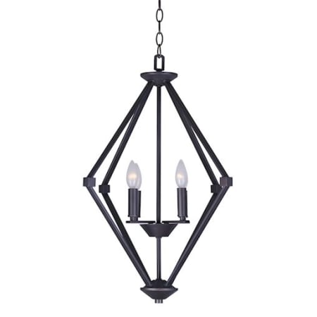 Forte Lighting 4 Light 20-1/2" Wide Chandelier Antique Bronze