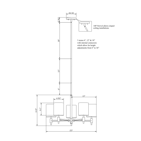 Forte Lighting-7081-05-Gallery Image