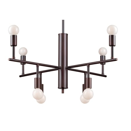Forte Lighting 8 Light 28" Wide Chandelier Antique Bronze