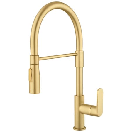 Fortis Claudius 1.8 GPM Single Hole Kitchen Faucet Brushed Gold