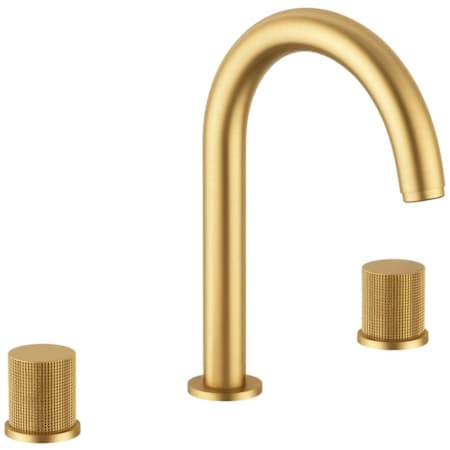 Fortis Agrippina 1.2 GPM Widespread Bathroom Faucet with Pop-Up Drain Assembly Brushed Gold / Brushed Gold