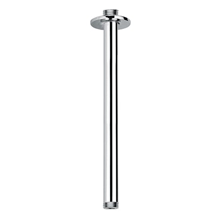 Fortis 12" Ceiling Mounted Shower Arm with Flange Polished Chrome
