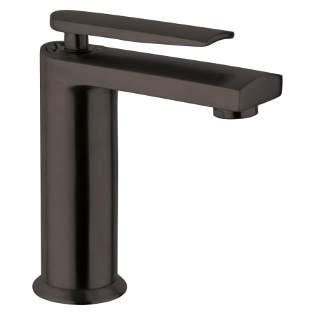 Fortis Vitrina 1.2 GPM Single Hole Bathroom Faucet with Pop-Up Drain Assembly Brushed Black