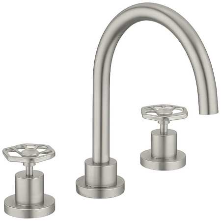 Fortis Industrial Deck Mounted Tub Filler Brushed Nickel
