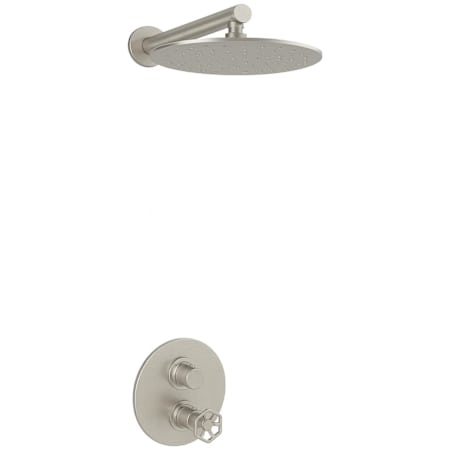 Fortis Industrial Shower Only Trim Package with 1.8 GPM Single Function Shower Head Brushed Nickel