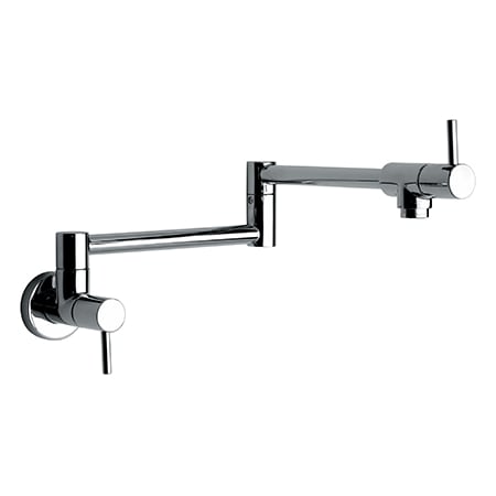 Fortis Caligula 1.8 GPM Wall Mounted Single Hole Pot Filler Polished Chrome