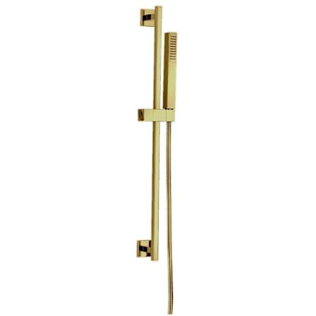 Fortis Doccia 27" Wall Mounted Side Bar with Hand Shower Brushed Gold
