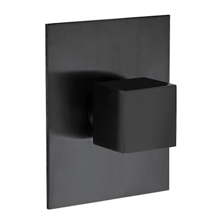 Fortis Corsini Volume Control Valve Trim Only with Single Knob Handle - Less Rough In Matte Black