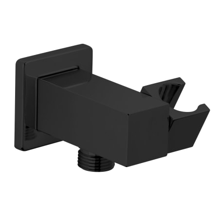 Fortis Abruzzo Wall Supply Elbow with Holder Brushed Black