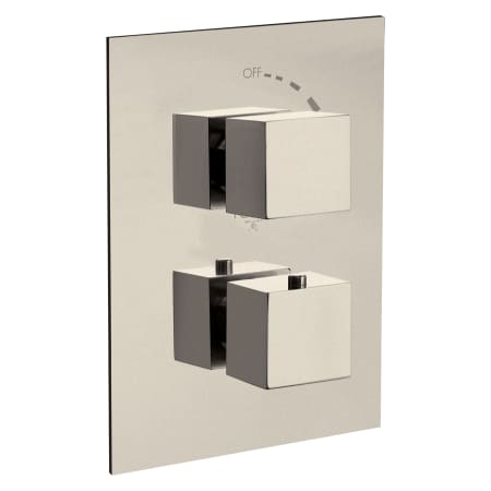 Fortis Corsini Two Function Thermostatic Valve Trim Only with Double Knob Handle and Volume Control - Less Rough In Brushed Nickel