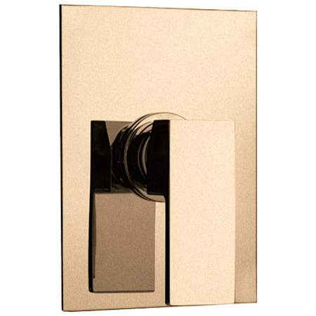 Fortis Scala Pressure Balanced Valve Trim Only with Single Lever Handle - Less Rough In Brushed Gold