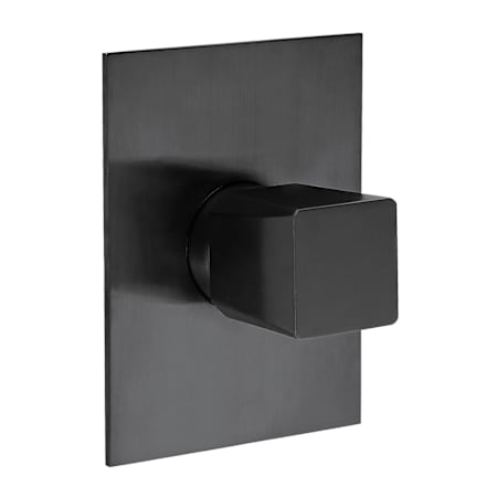 Fortis Abruzzo Volume Control Valve Trim Only with Single Knob Handle - Less Rough In Matte Black