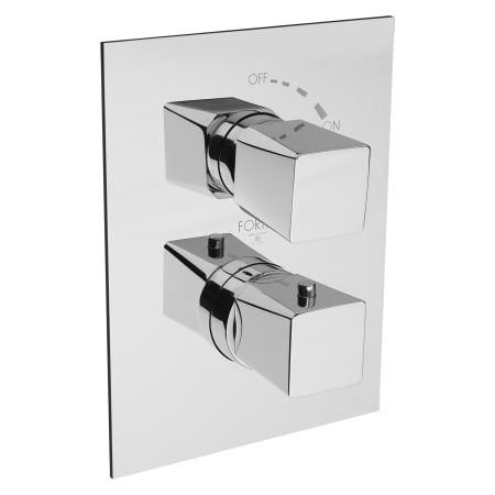 Fortis Abruzzo 1/2" Thermostatic Valve Trim Only with Double Knob Handle and Volume Control - Less Rough In Polished Chrome
