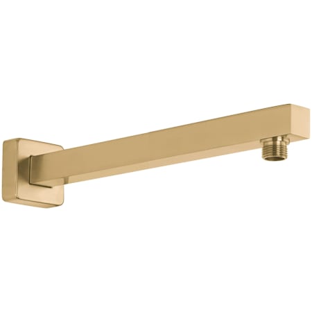 Fortis Abruzzo 11-13/16" Wall Mounted Shower Arm with Flange Brushed Gold