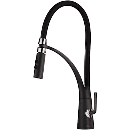 Fortis Julius 1.8 GPM Single Hole Pull Down Kitchen Faucet Matte Black