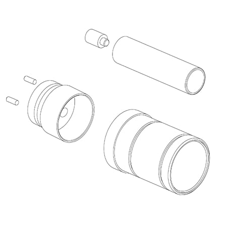 Fortis Extension Kit for Pressure Balanced Tub and Shower Valves Polished Chrome
