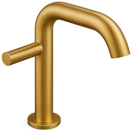Fortis Agrippina 1.2 GPM Single Hole Bathroom Faucet with Pop-Up Drain Assembly Brushed Gold / Brushed Gold