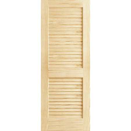 Frameport Plantation 32 Inch by 80 Inch Louver/Louver Interior Slab Passage Door Unfinished