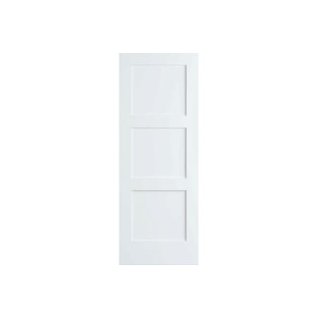 Frameport Shaker 28 Inch by 96 Inch Flat 3 Panel Interior Slab Passage Door Primed