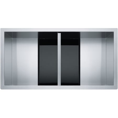 Franke Crystal 32-1/2" Undermount Double Basin Stainless Steel Kitchen Sink Diamond