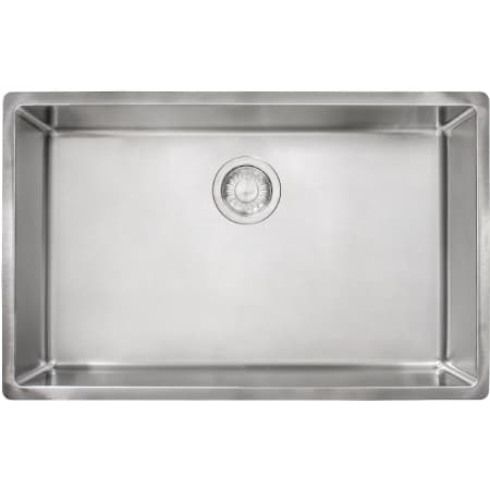 Franke Cube 28-1/2" Undermount Single Basin Stainless Steel Kitchen Sink Pearl