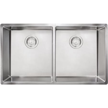 Franke Cube 31-1/2" Undermount Double Basin Stainless Steel Kitchen Sink Pearl