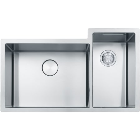 Franke Culinary Center 35-3/16" Undermount Double Basin Stainless Steel Kitchen Sink Diamond