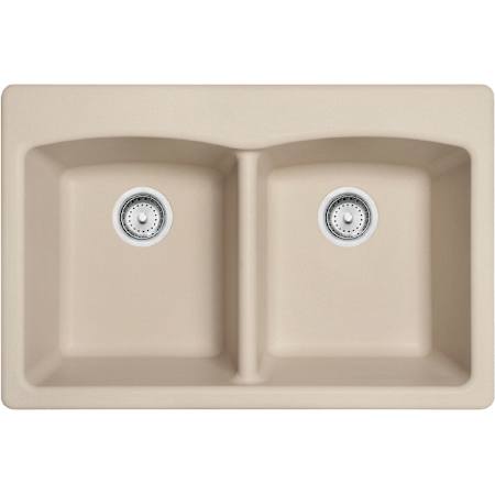 Franke Ellipse 33" x 22" Undermount Double Basin Granite Kitchen Sink Champagne