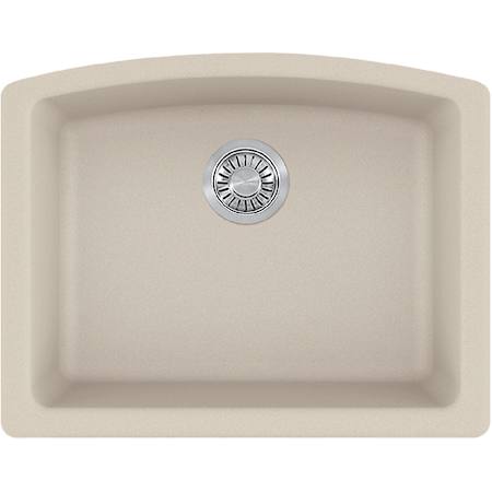 Franke Ellipse 25" Undermount Single Basin Granite Kitchen Sink Champagne