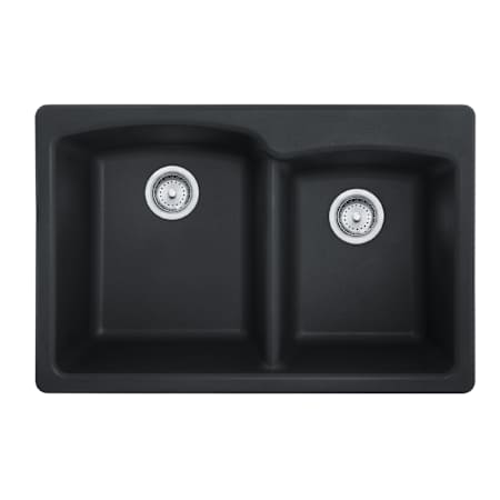 Franke Ellipse 33" Undermount Double Basin Granite Kitchen Sink Matte Black