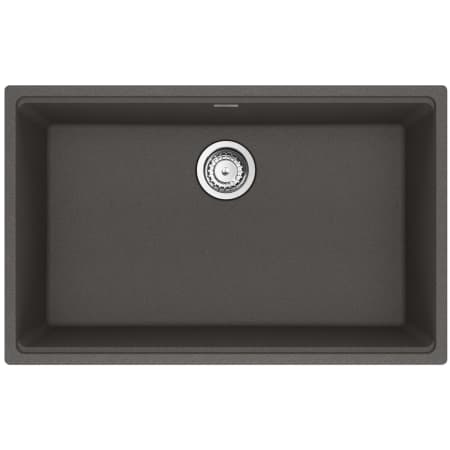 Franke Maris 30" Undermount Single Basin Granite Kitchen Sink with Sanitized Treatment Technology and Basket Strainer Slate Grey