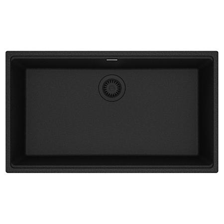 Franke Maris 33" Undermount Single Basin Granite Kitchen Sink Onyx