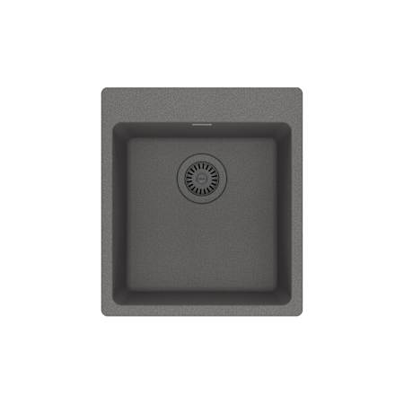 Franke Maris 17-5/16" Undermount Single Basin Granite Bar Sink Stone Grey