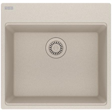 Franke Maris 21-5/8" Drop In Single Basin Granite Kitchen Sink Champagne