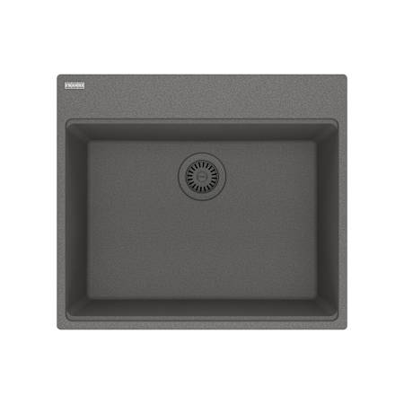 Franke Maris 25" Drop In Single Basin Granite Kitchen Sink Stone Grey