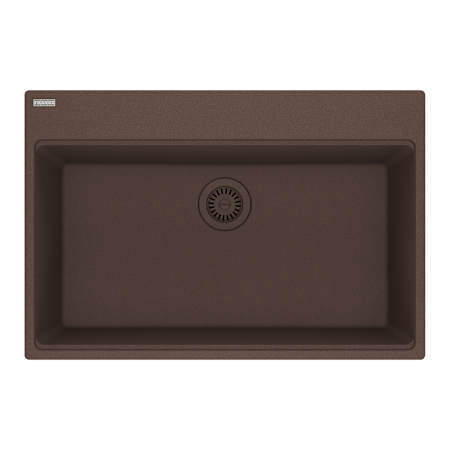 Franke Maris 31" Drop In Single Basin Granite Kitchen Sink Mocha