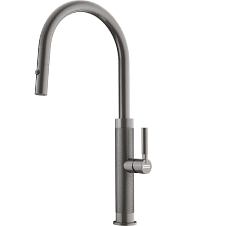 Franke Franke Mythos Masterpiece 18.3-inch Single Handle Pull-Down Kitchen Faucet Anthracite