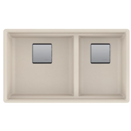 Franke Peak 32" Undermount Double Basin Granite Kitchen Sink Champagne